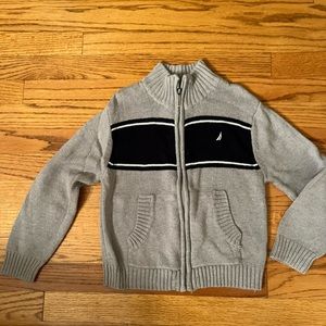 LIGHTLY USED Boys Nautica sweater. Size 7